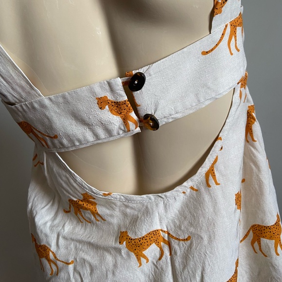Medium BOAH cheetah cat pattern summer tank top - Picture 8 of 16